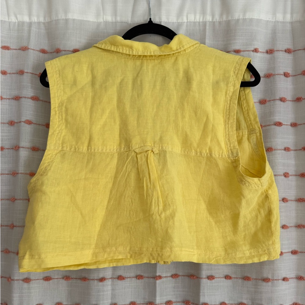 Anthropologie Pilcro Sleeveless Cropped Shirt - NWT! - Picture 6 of 6